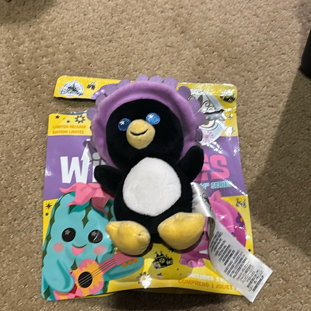 Disney Parks Wishables Small World Penguin Plush Limited Release